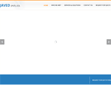 Tablet Screenshot of javed.com.pk